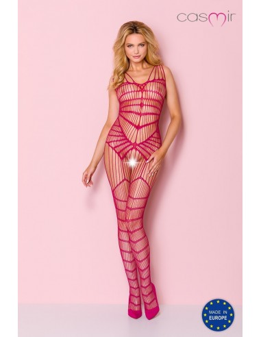 Otwarty Bodystocking OneSize CA004 Fuksja - Bodystocking - 3
