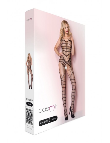 Otwarty Bodystocking OneSize CA004 Czarny - Bodystocking - 5