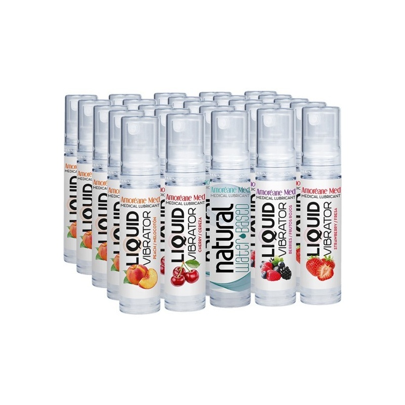 Lubrykant stymulujący Liquid Vibrator Peach 10 ml - 1