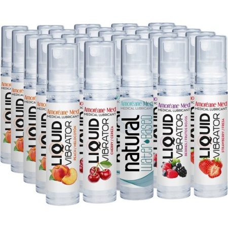 Lubrykant stymulujący Liquid Vibrator Peach 10 ml - 1