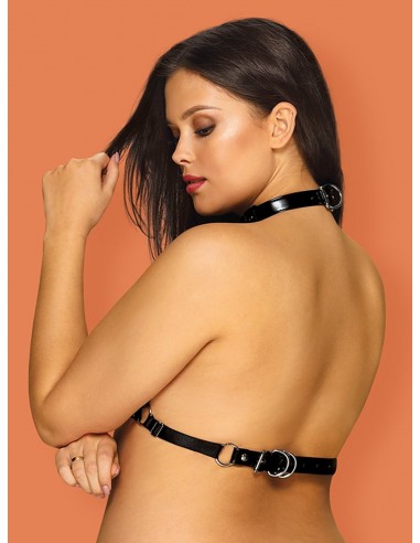 Uprząż Erotyczna Czarna A755 Czarna Xl/Xxl - Chokery i uprzęże - 6