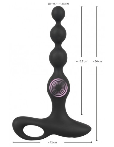 Kulki analne wibrujące Bv Vibrating Anal Beads - Kulki i korki analne wibrujące - 5