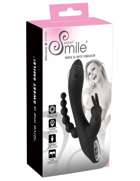 Wibrator króliczek Smile Triple G-Spot Vibrator - Wibratory Króliczki - 2