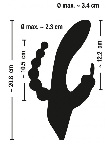 Wibrator króliczek Smile Triple G-Spot Vibrator - Wibratory Króliczki - 4