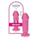Realistyczne dildo analne Caio Pink 13 cm różowe z przyssawką - 3