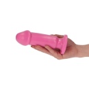 Realistyczne dildo analne Caio Pink 13 cm różowe z przyssawką - 8
