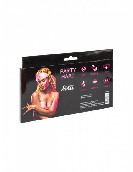 Maska - Opaska Na Oczy Party Hard Shy Pink - Opaski i maski na oczy - 2