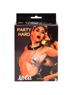 Knebel Ball Gag With Nipple Clamps Party Hard Gratitude - Kneble do ust - 1