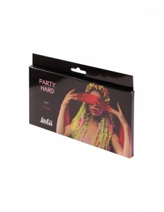 Maska - Opaska Na Oczy Tape Party Hard Wink Red - Opaski i maski na oczy - 1