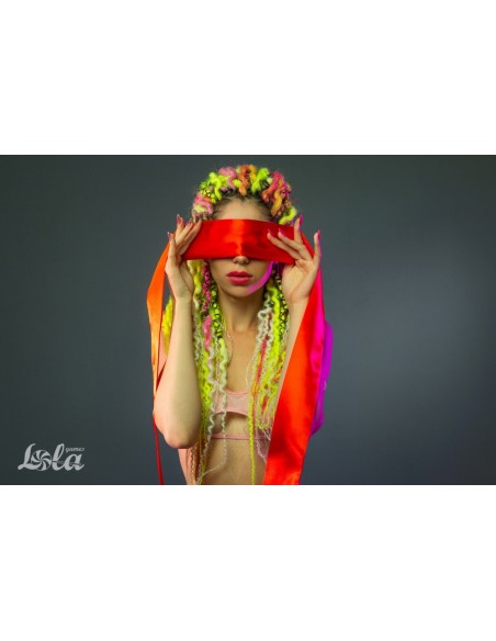 Maska - Opaska Na Oczy Tape Party Hard Wink Red - Opaski i maski na oczy - 5