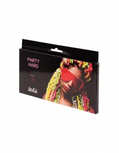 Maska - Opaska Na Oczy Party Hard Shy Red - Opaski i maski na oczy - 1