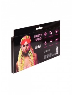 Maska - Opaska Na Oczy Party Hard Shy Red - Opaski i maski na oczy - 1 2