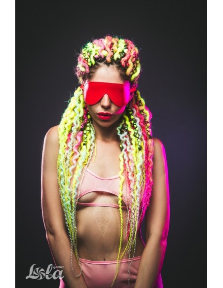 Maska - Opaska Na Oczy Party Hard Shy Red - Opaski i maski na oczy - 5