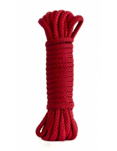 Lina BDSM Rope Party Hard Tender Red 10 m - Liny, sznury BDSM - 3