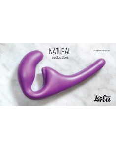 Strapon Strapless Strap-On Natural Seduction Purple - Strap-ony, dilda na pasku bez wibracji - 1