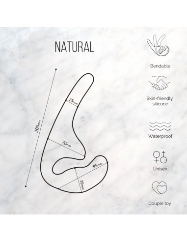 Strapon Strapless Strap-On Natural Seduction Black - Strap-ony, dilda na pasku bez wibracji - 3