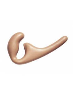 Strapon Strapless Strap-On Natural Seduction Beige - Strap-ony, dilda na pasku bez wibracji - 1 2