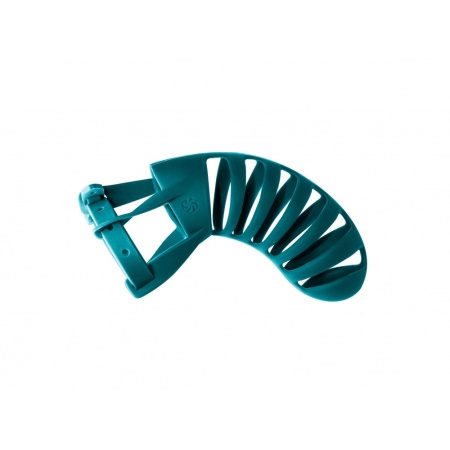 Pas cnoty silikonowy Romello Green - otwory higieniczne, zamek metalowy, regulowany pasek, średnica wewnętrzna 3 cm - 1