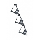 Pas cnoty silikonowy Romello Green - otwory higieniczne, zamek metalowy, regulowany pasek, średnica wewnętrzna 3 cm - 5