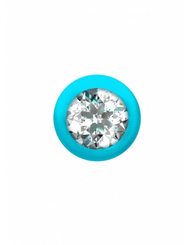 Korek analny Butt Plug  with crystal Emotions Buddy Turkusowy - Kulki analne, koraliki analne - 4