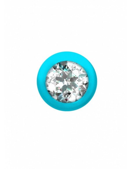 Korek analny Butt Plug  with crystal Emotions Buddy Turkusowy - Kulki analne, koraliki analne - 4