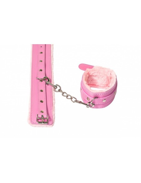 Kajdanki erotyczne Ankle Cuffs Party Hard Eternity Pink - Kajdanki erotyczne - 4
