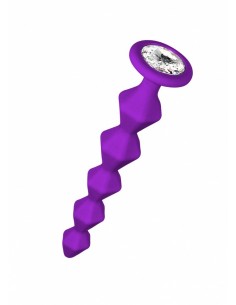 Korek analny Butt Plug  with crystal Emotions Buddy Fioletowy - Kulki analne, koraliki analne - 1