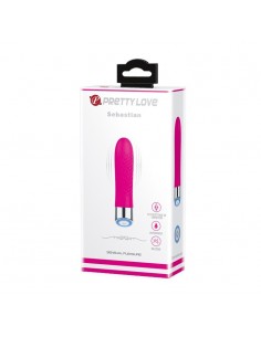 Wibrator Sebastian 12 Functions Różowy - Wibratory Klasyczne - 1 2