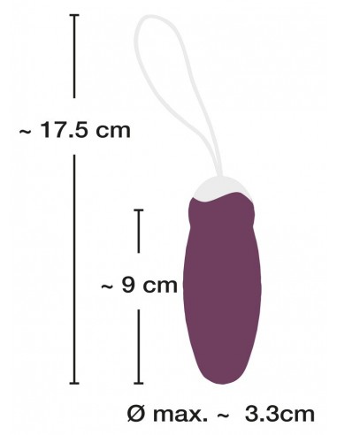 Jajeczko wibrujące Javida RC Knocking Love Ball - Wibratory Jajeczka - 10