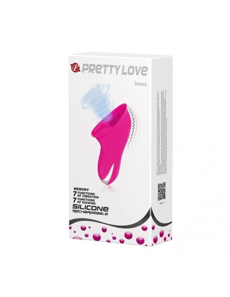 Stymulator łechtaczki Pretty Love - Isaac, Usb 7 Sucking 7 Vibration - Stymulatory łechtaczki - 1