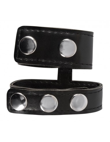 Pierścień erekcyjny Cock Strap With Ball Stretcher - Pierścienie erekcyjne niewibrujące - 3