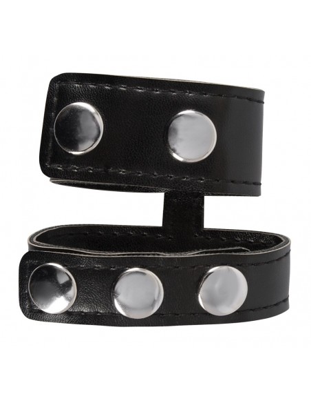 Pierścień erekcyjny Cock Strap With Ball Stretcher - Pierścienie erekcyjne niewibrujące - 3