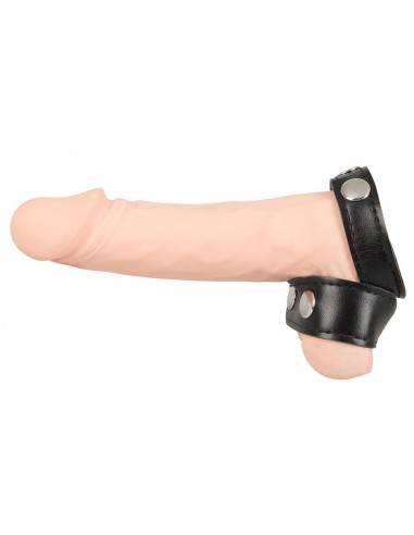 Pierścień erekcyjny Cock Strap With Ball Stretcher - Pierścienie erekcyjne niewibrujące - 1