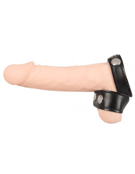 Pierścień erekcyjny Cock Strap With Ball Stretcher - Pierścienie erekcyjne niewibrujące - 1