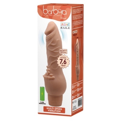 Wibrator realistyczny - CLARK Vibrating Soft Skin 19,5 cm - 1 2