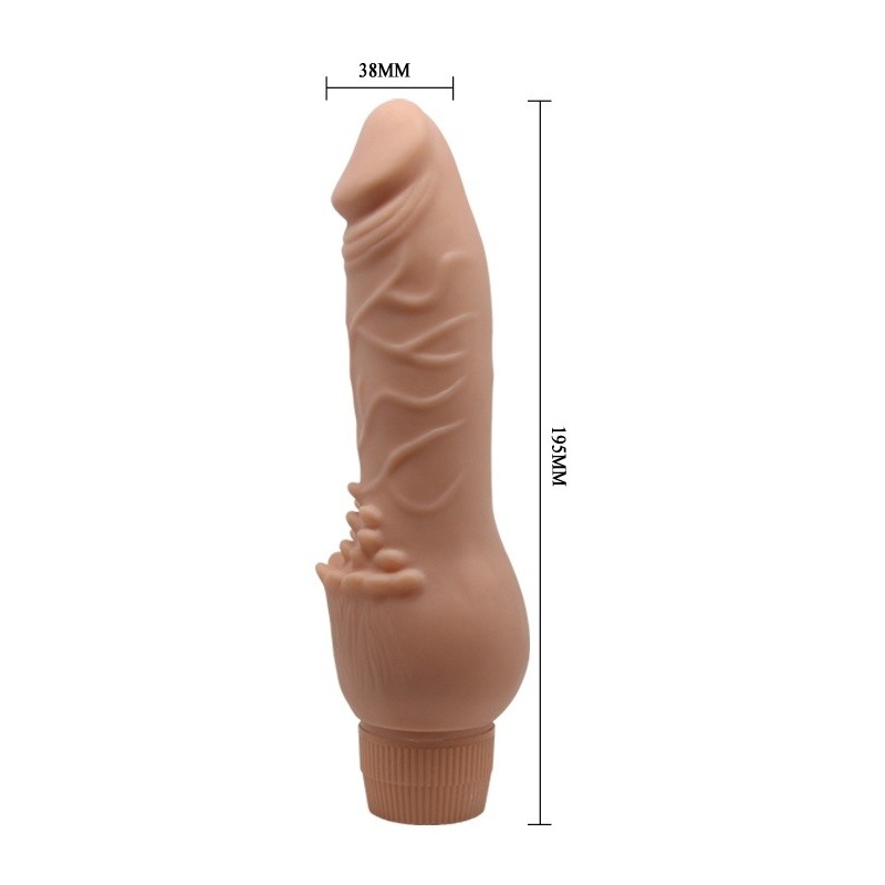Realistyczny wibrator Clark Soft Skin 19,5 cm - 10