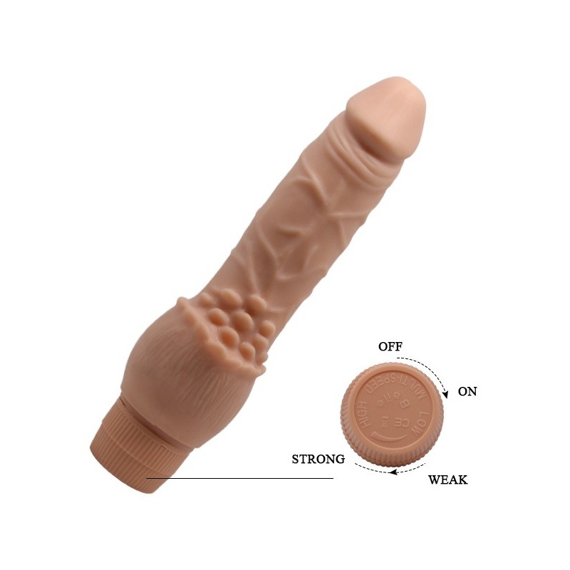 Realistyczny wibrator Clark Soft Skin 19,5 cm - 11