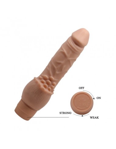 Wibrator realistyczny BAILE - CLARK Vibrating Soft Skin 19,5 cm - Wibratory Realistyczne - 11