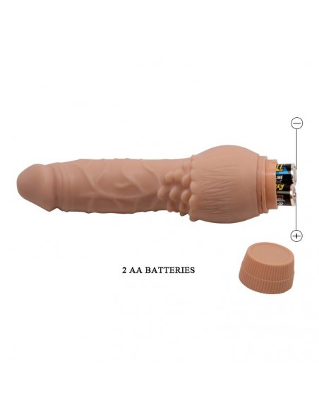 Wibrator realistyczny BAILE - CLARK Vibrating Soft Skin 19,5 cm - Wibratory Realistyczne - 12