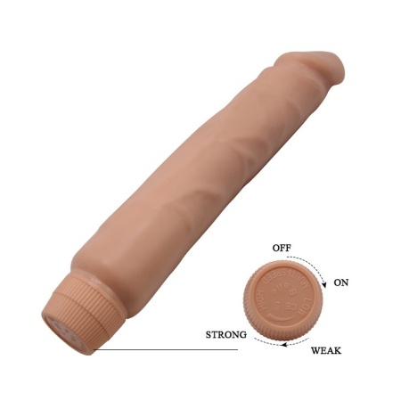 Wibrator Multispeed Flexible 25,5 cm z realistycznym trzonem i płynną regulacją wibracji - 11