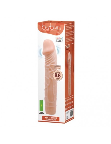 Wibrator realistyczny BAILE - BOB Vibrating Sofy Skin 22,5 cm - Wibratory Realistyczne - 2