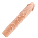 Realistyczny wibrator BOB Soft Skin 22,5 cm - wypukła głowa i żyłkowany trzon - 4