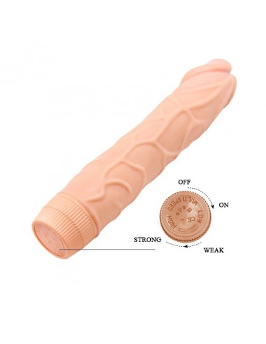 Wibrator realistyczny BAILE - BOB Vibrating Sofy Skin 22,5 cm - Wibratory Realistyczne - 8