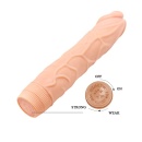 Realistyczny wibrator BOB Soft Skin 22,5 cm - wypukła głowa i żyłkowany trzon - 8