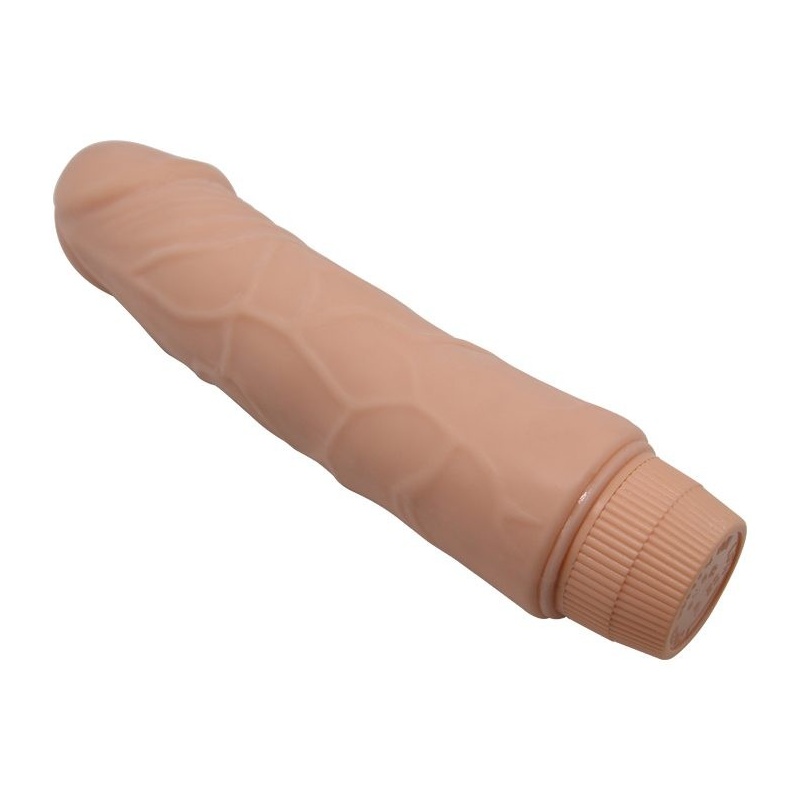 Dildo wibrujące JEFF Soft Skin 19,5 cm z realistycznym żyłkowaniem - 8