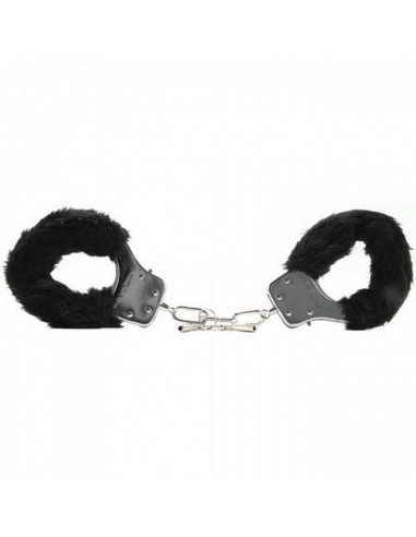 Kajdanki erotyczne Furry Cuffs, Colour Black, In Colour Box - Kajdanki erotyczne - 4