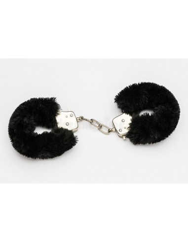 Kajdanki erotyczne Furry Cuffs, Colour Black, In Colour Box - Kajdanki erotyczne - 8