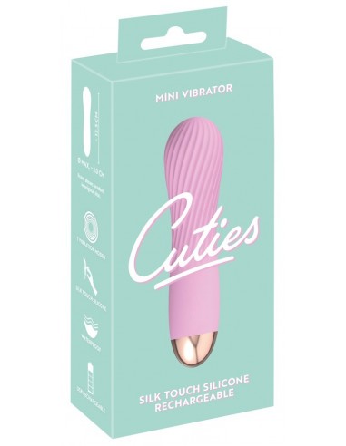 Masażer do ciała Cuties 2.0 Mini Vibrator Rose - Wibratory Klasyczne - 2