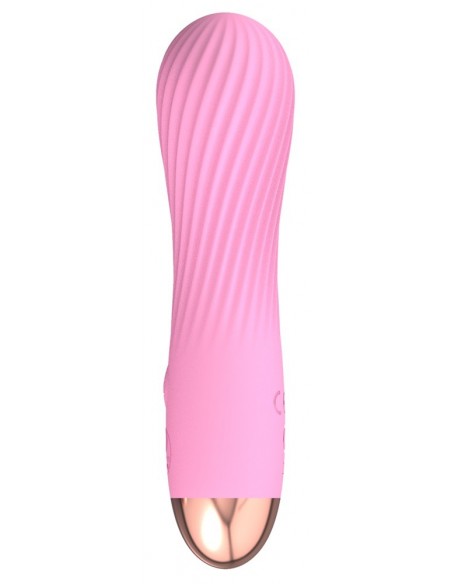 Masażer do ciała Cuties 2.0 Mini Vibrator Rose - Wibratory Klasyczne - 4