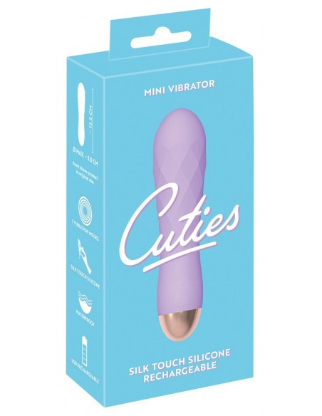 Masażer do ciała Cuties 2.0 Mini Vibrator Purple - Wibratory Klasyczne - 2